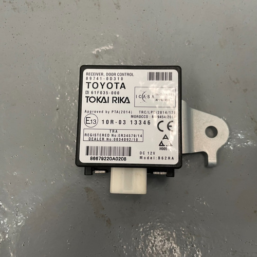 Módulo Controle 89741-0d310 Toyota Yaris 2021 Original