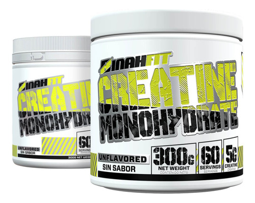 X2ud. Binahfit - Creatina Monohidrato 300g 60sv Con Envío 