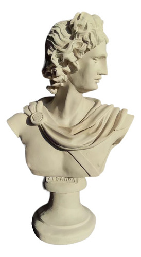 Busto Griego Apolo 60 Cm Escultura Romana