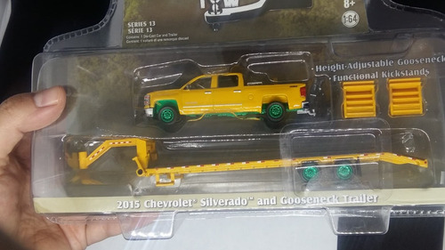Greenlight H&t 2015 Silverado Cuello De Ganso Green Machine