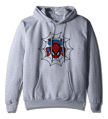 Sudadera Con Gorro Spiderman Hombre Araña Bebe Telaraña