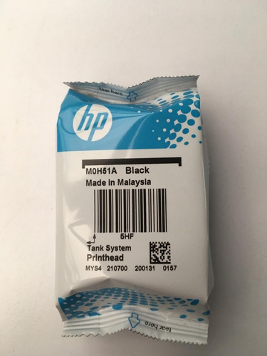Cabezal Impresora Hp Gt M0h51a 5820 5810 Negro Original