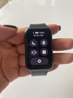 Huawei Watch Fit 1.64 Malla Negra De Silicona Tia-b09