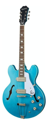 Guitarra eléctrica Epiphone Original Collection Casino Worn de arce blue denim desgastado con diapasón de laurel indio