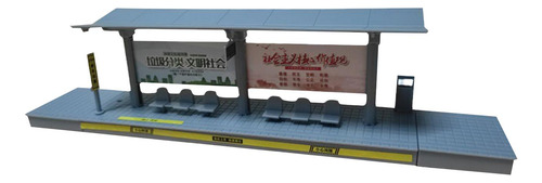 5 Modelo De Estación De Autobuses 1:64, Paisaje, Accesorios