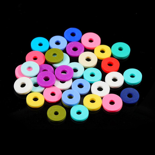 Cuentas De Disco Diy Pulsera Collar Pendientes 4 Mm