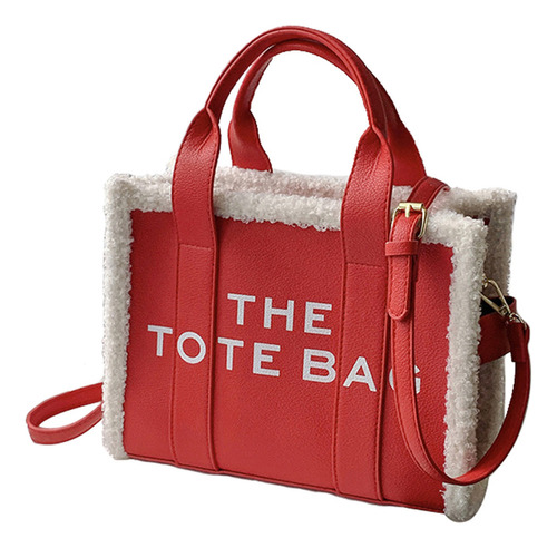 Bolso De Hombro Para Mujer The Tote Bag De Cuero Pu Handbag+