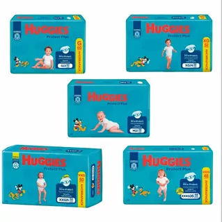 Pañales Huggies Protect Plus Ahorra Pack M Al Xxxg