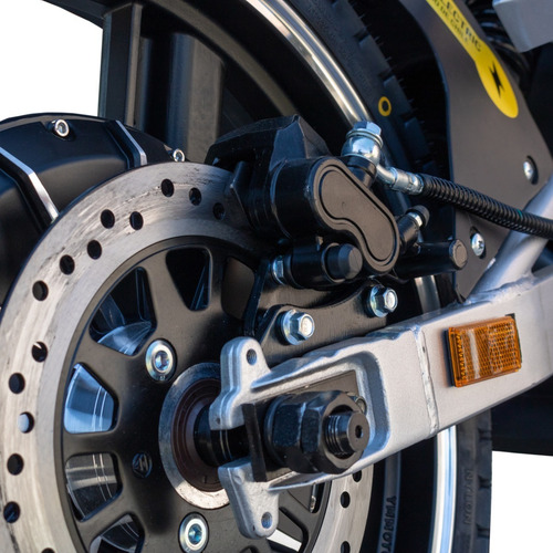 Imagen 12 de 20 de Moto Eléctrica 3000w Bateria Litio 72v 35ah Thunder Gris