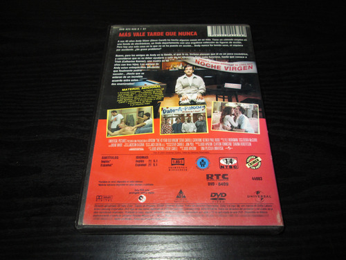 Virgen A Los 40 - Steve Carell - Dvd Comedia (Usado)
