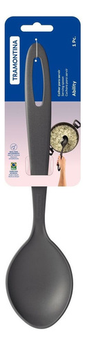 Cuchara para servir Tramontina Ability de nylon grafito