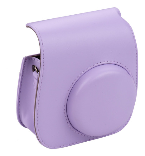 Imagen 7 de 9 de Funda De Cámara Instantánea Morada Con Soporte Para Bolsa De