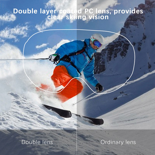 Lentes De Esquí Y Snowboard Para Niños, Lentes De Doble Capa