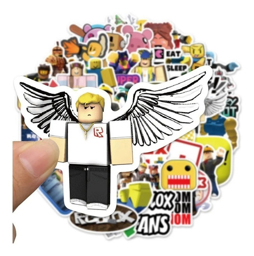 Imagen 3 de 4 de Roblox - Set De 50 Stickers / Calcomanias / Pegatinas