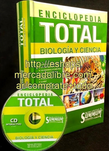 Libro Enciclopedia Total Biología Y Ciencia + Cd