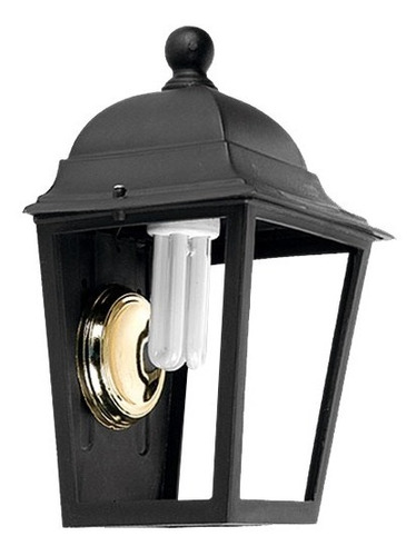 Farol Plastico Exterior Jardin Colonial De Pared (4294)