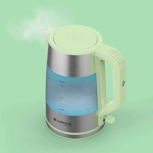 Imagem 4 de 5 de Chaleira Elétrica Cadence Neo Mint Trends 1,7 L Cel309