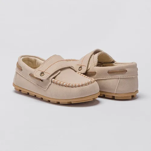 Sapato Social Mocassim Infantil Menino Masculino Ilh s Bege