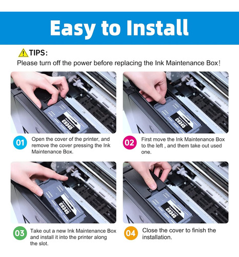 Caja De Mantenimiento Epson Con Chip C9345 L8050, 15150 7840