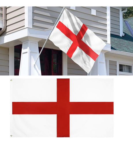 Bandera Nacional De Inglaterra, 3 X 5 Pies, Para Exteriores,
