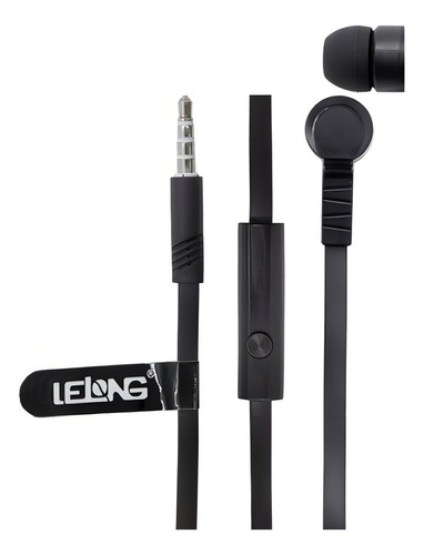 Fone De Ouvido Com Fio P2 Microfone Som Potente Anatômico Cor Preto Luz Branco