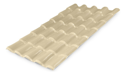 Telha Pvc Colonial 3,28m X 0,88m X 2mm 5 Ondas Lux Telhas Wt
