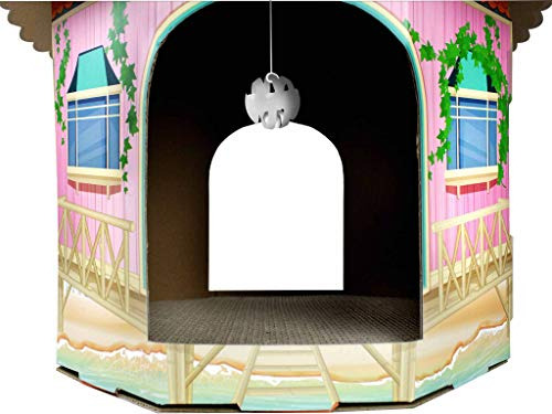 American Cat Club Cat House & Cat Scratcher Con Hierba Gater