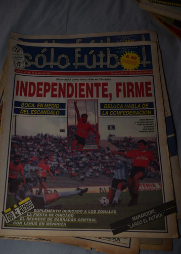 Revista Solo Futbol Independiente Firme