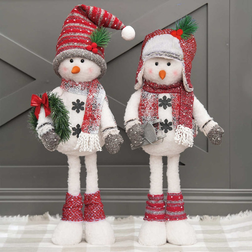 Imagen 3 de 3 de 2 Muñeco Nieve Uso Interior Decoracion Navideña Navidad