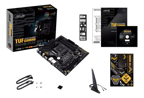 Tarjeta Madre Asus Tuf Gaming B550m-plus Wifi Ii Am4 Ddr4