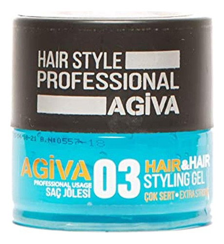 Agiva Styling Hair Gel 03 Extra Strong Hold 7oz