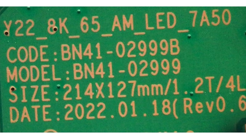 Led Driver Samsung Bn94-17422d Bn41-02999b Qn65qn800bfxza (Usado)