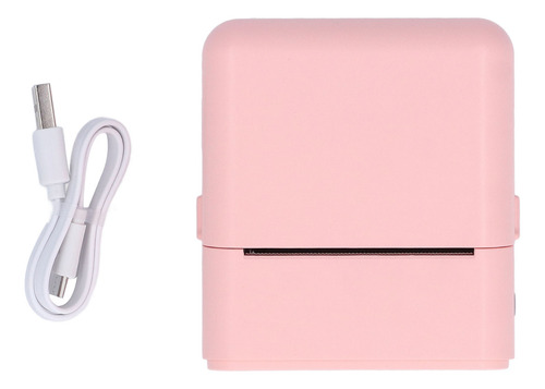 Impresora De Etiquetas Bt Térmica Rosa 203dpi Portátil Mini