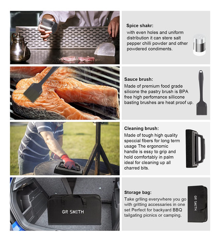 Juego De Accesorios Plancha Blackstone Y Camp Chef, 32 ...