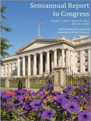 Libro Semiannual Report To Congress October 1, 2012- Marc...