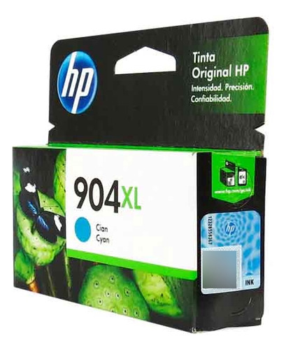 Cartucho Tinta Hp 904xl Cian T6m04al Original Alto Rendimie