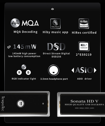 Tempotec Sonata Hd V Dac Mqa Amplificador Es9219 Ios Version