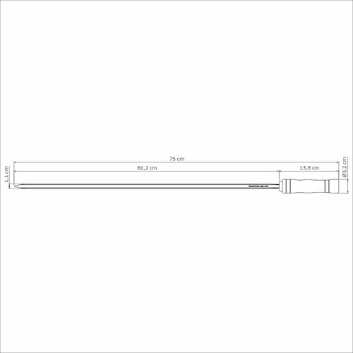 Pincho para Asado Tramontina con Lamina de Acero 75 cm Largo 1 cm Ancho
