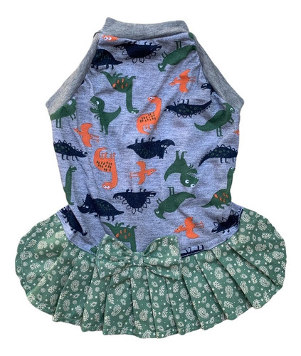 Roupa Cães Cachorro Lolô - Fêmea - Dino Lovers - Pet