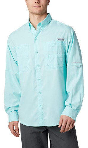 Camisa Columbia Hombre Bahama Ii Azul