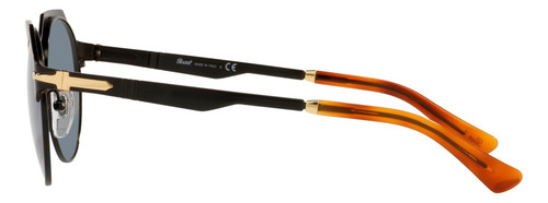 Persol Po2488s Gafas De Sol Hexagonales, Negro Demi Azul, 51
