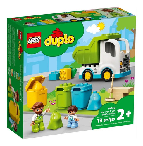 Lego Duplo Caminhao De Lixo E Reciclagem 10945