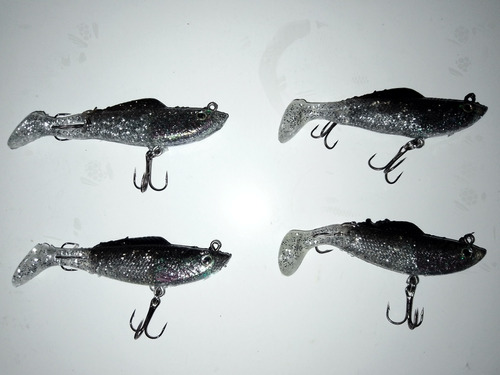 Señuelos De Pesca Vinilos 6,5 Cm 15 Grs 