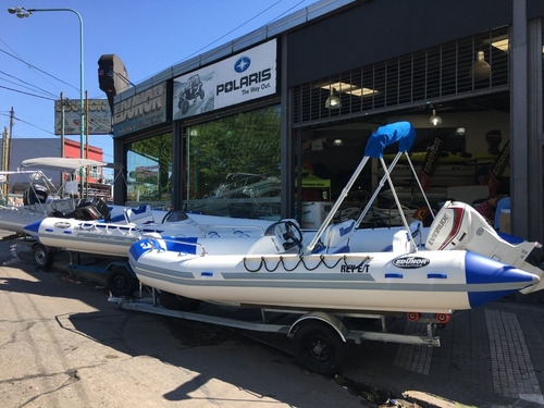 Semirrigido Edunor 520 Con Mercury 60 4t Ct (pata 90 Hp)