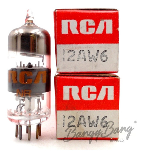 Rca 12aw6 Amplificador De Tensión Rf Pentodo Válvula-