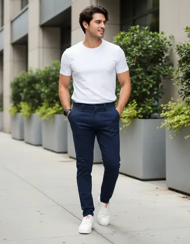 Pantalon Skinny De Gabardina Strech John Silver Para Hombre