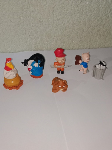 Lote De Figuras De Looney Tunes - Isla Loca - Sonrics Usadas