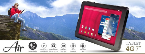 Tablet Kolke 4g Air 7  Negra