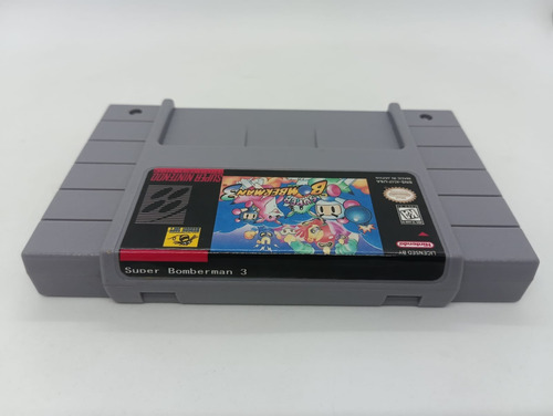 Jogo Super Bomberman 3 Americano Game Super Nintendo Snes