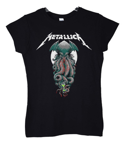 Polera Mujer Metallica Dream No More Metal Abominatron